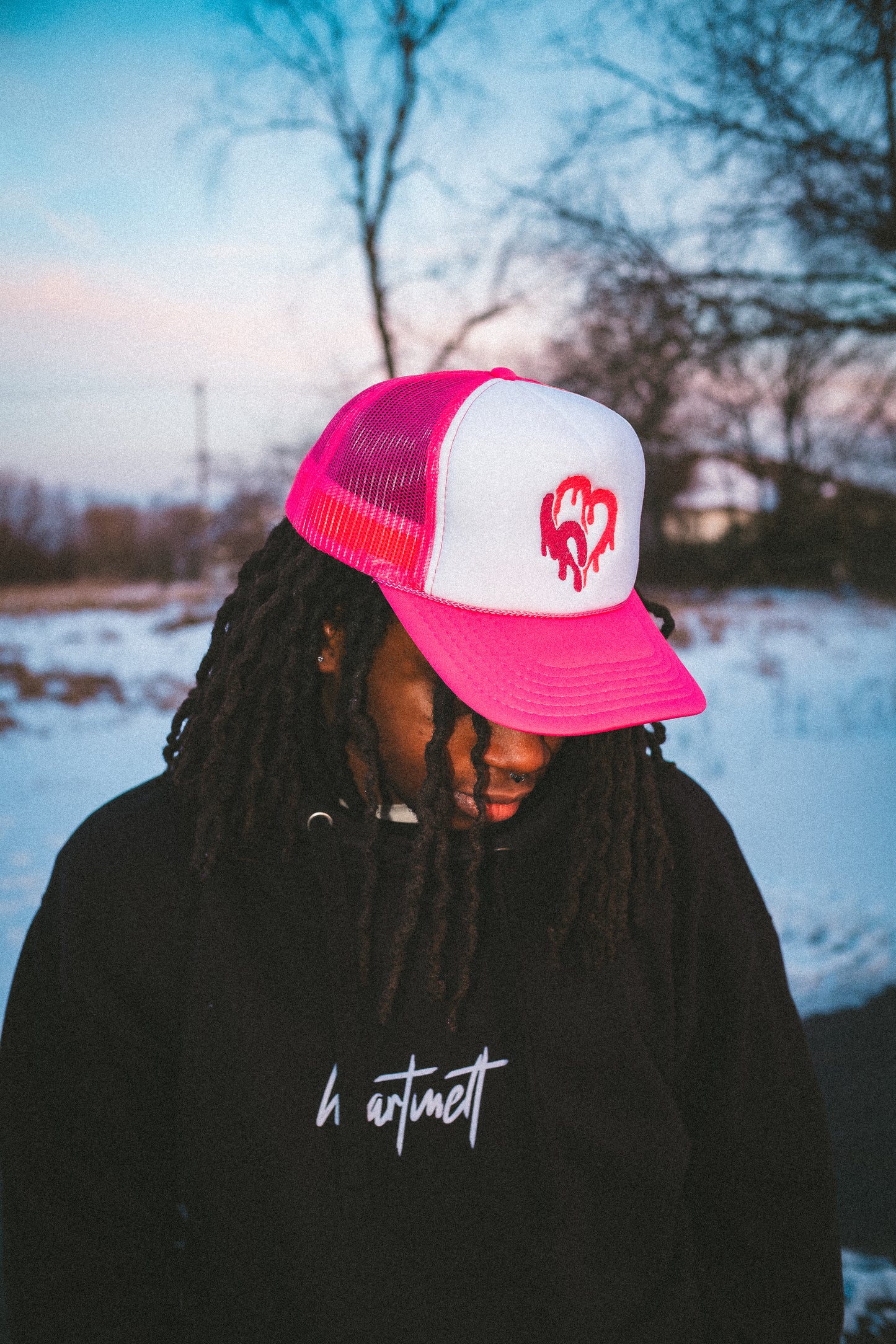 heartmelt logo trucker